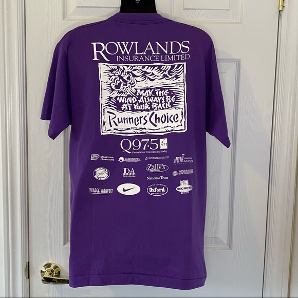 Vintage T Shirt Downtown London 5k Walk & Run 1997 Size Large - Picture 5 of 8